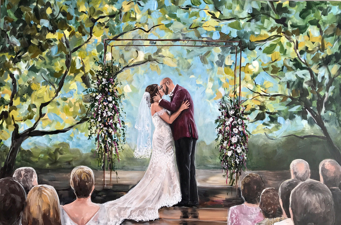 Wedding Painting From Photo