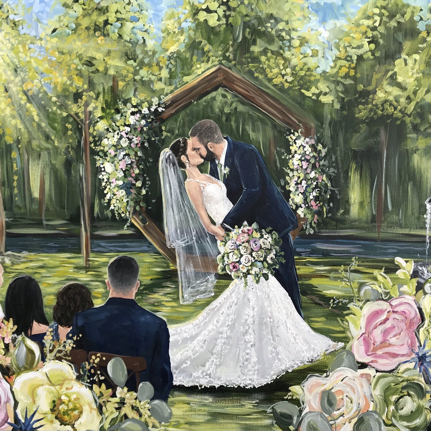 Wedding Painter - Dara's Garden