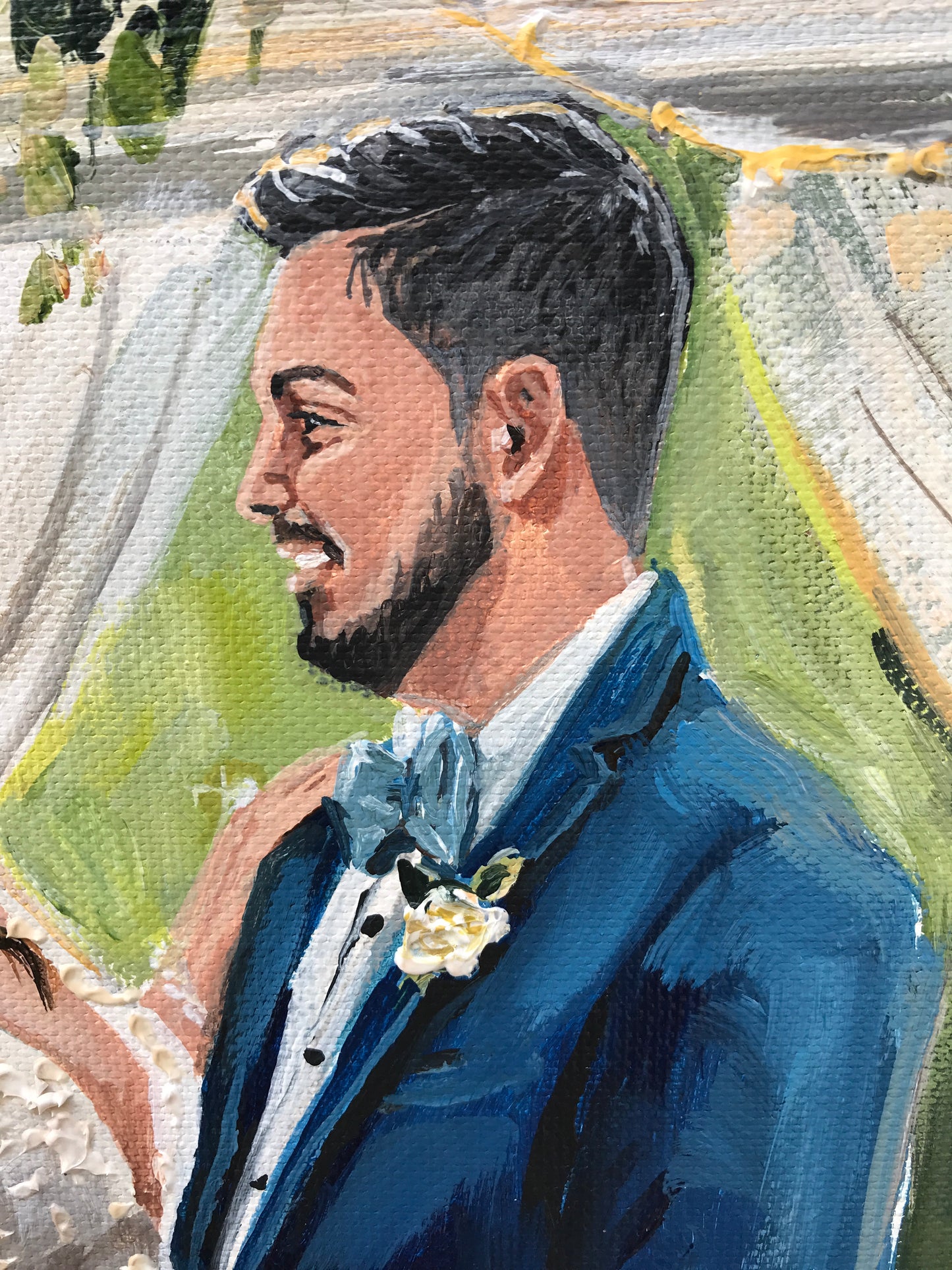 Franklin TN Live Wedding Painter 2022