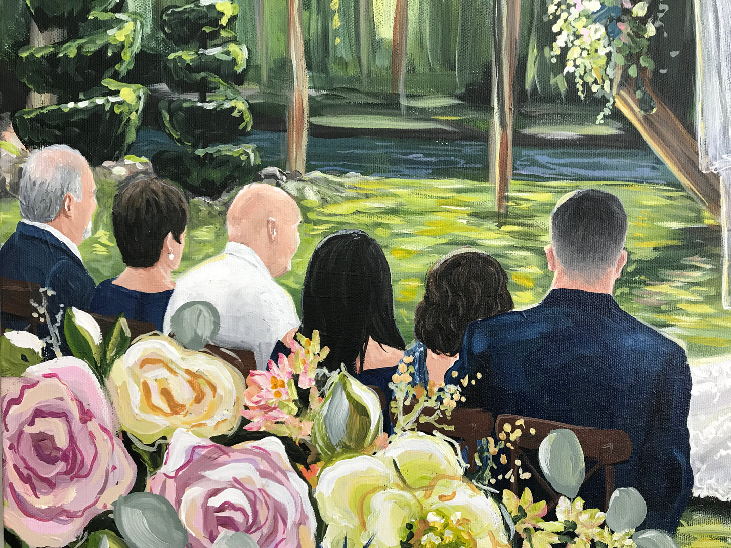 Wedding Painter - Dara's Garden