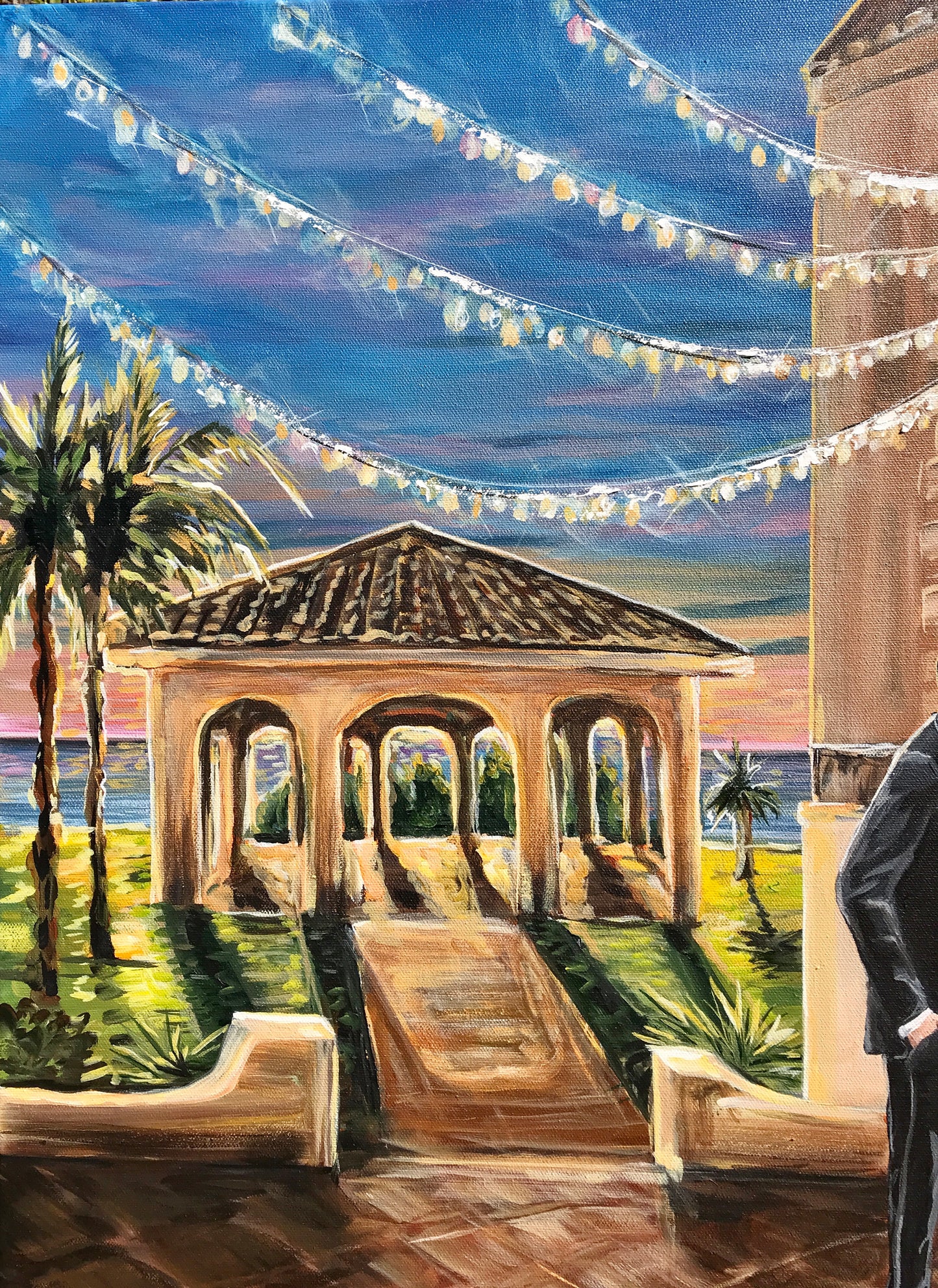 Sarasota Florida Live Wedding Painter 2022