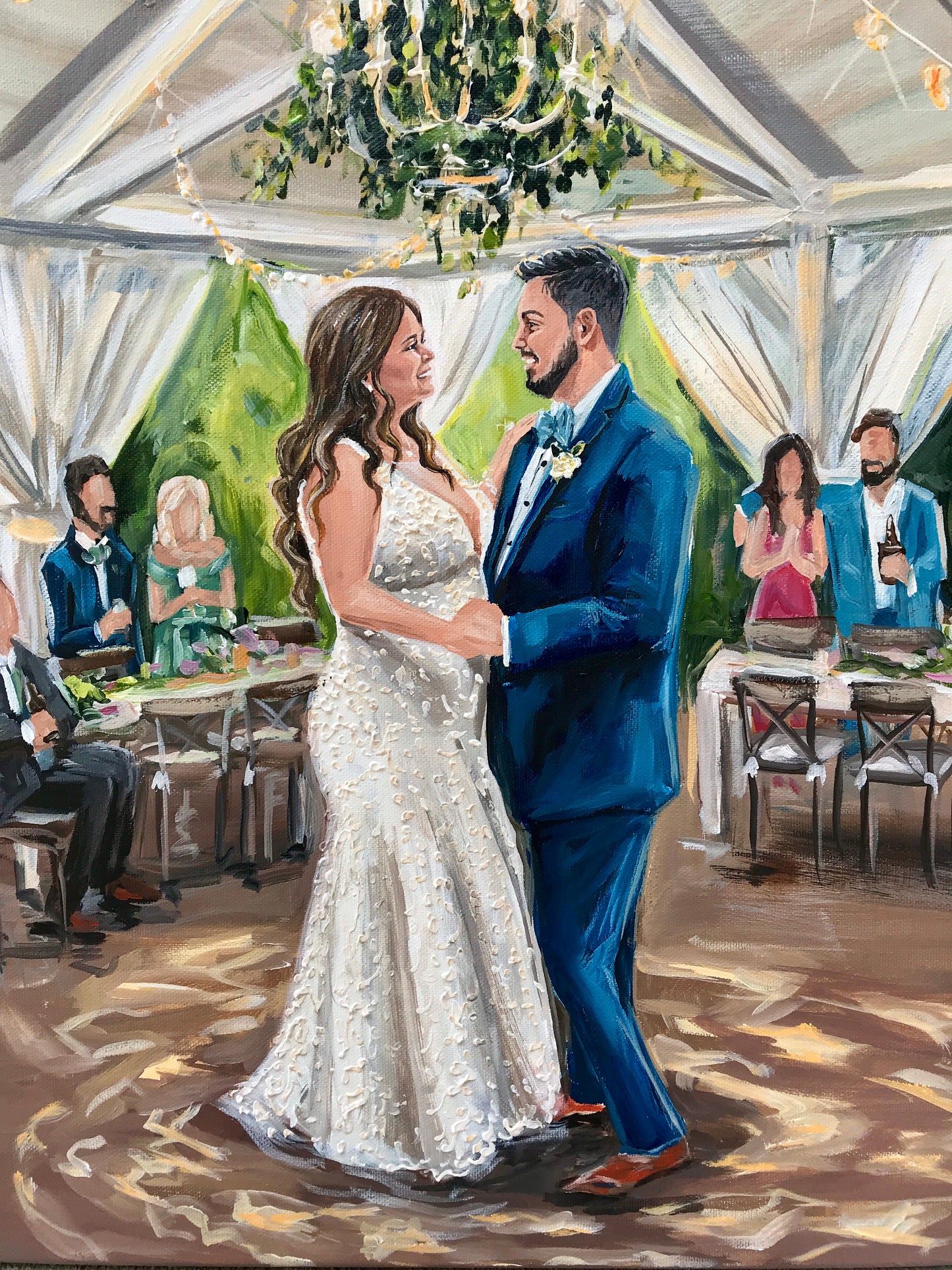 Franklin TN Live Wedding Painter 2022