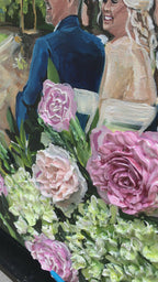 Live Wedding Painting Inside A Cave 2022