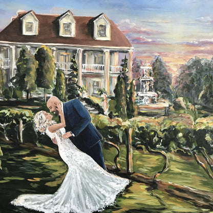 Painting From Wedding Photo - DeMario