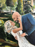 Painting From Wedding Photo - DeMario