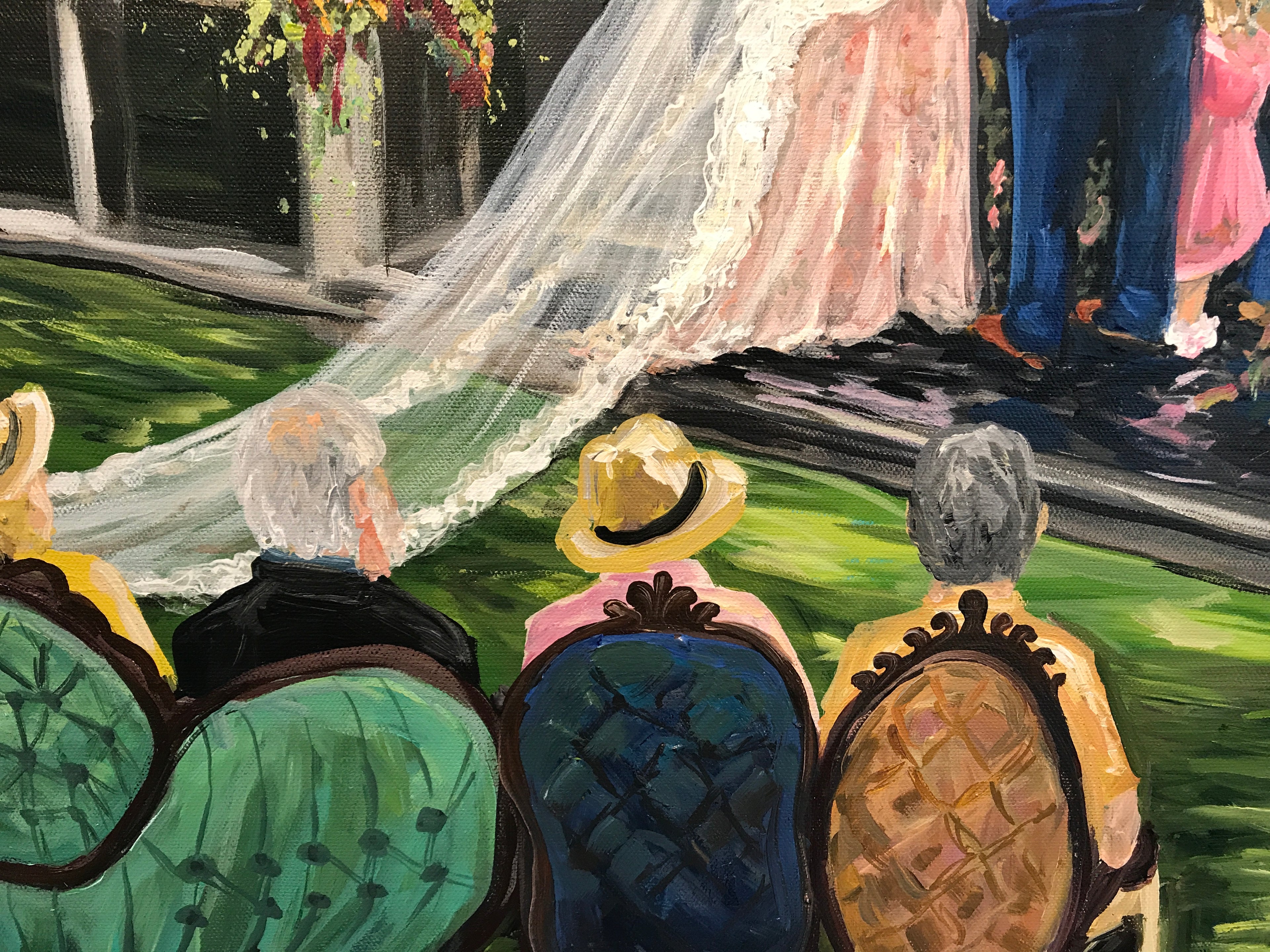 Live Wedding Painting - Historic Bleak House