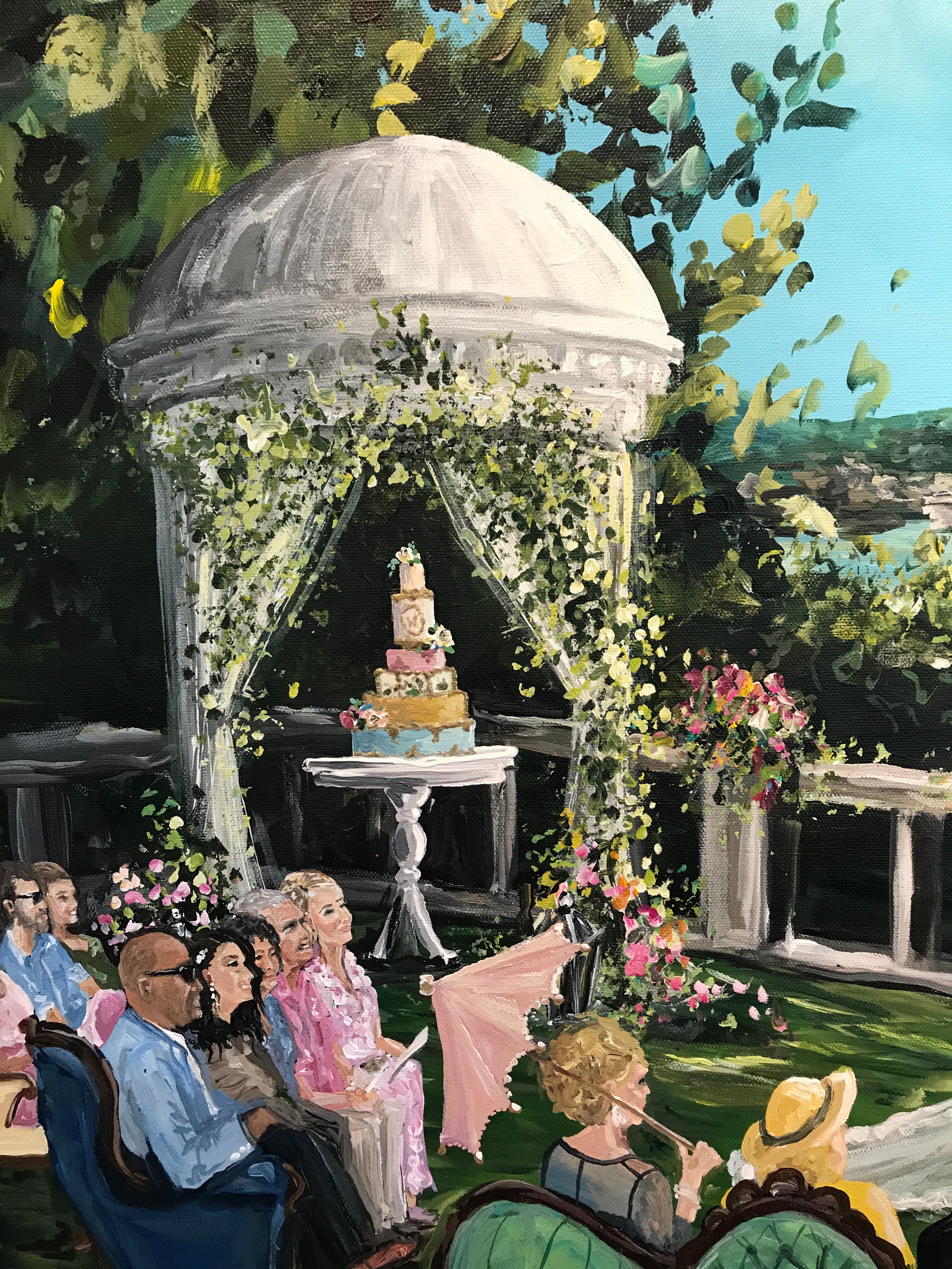 Live Wedding Painting - Historic Bleak House