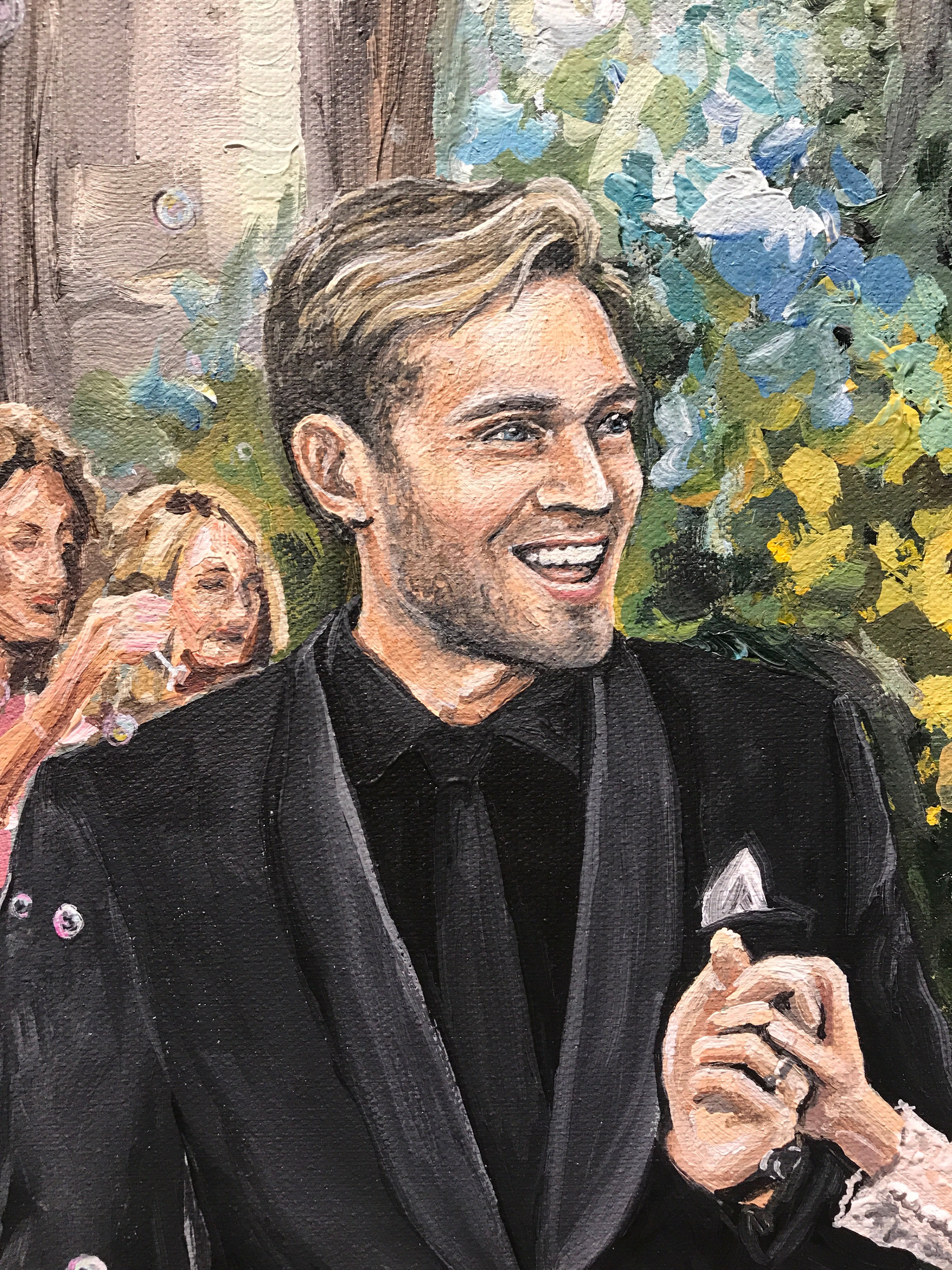 PewDiePie Wedding Painting