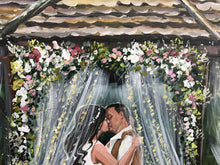 Painting From Wedding Photo - Williams