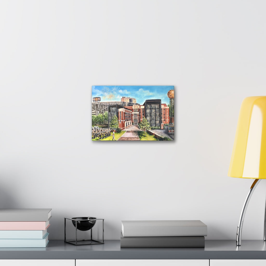 Zeanah Engineering Complex - Stretched Canvas Print