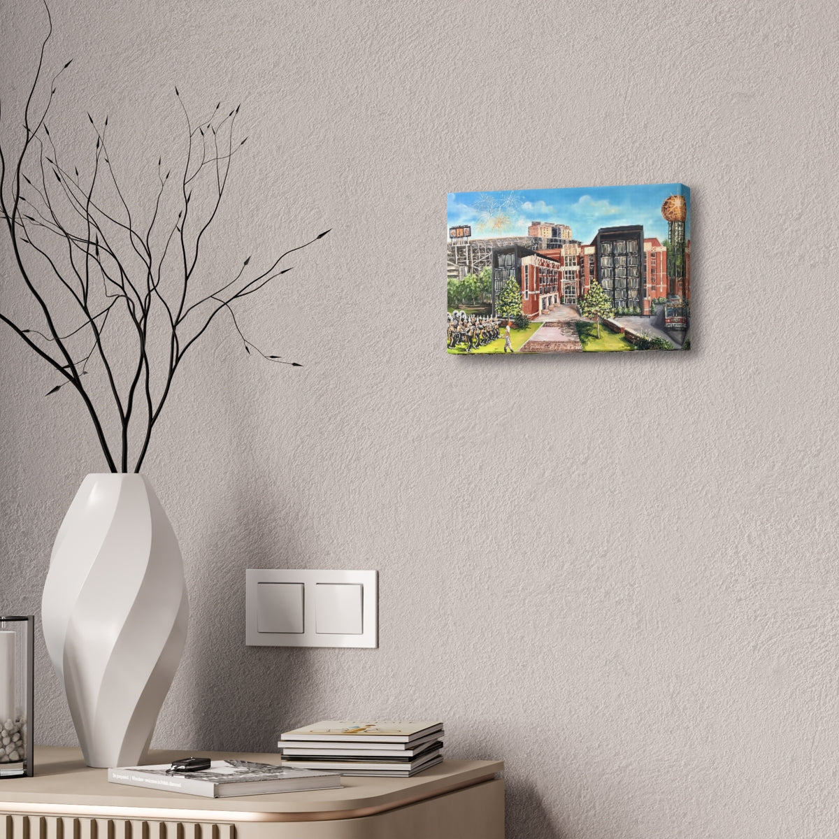 Zeanah Engineering Complex - Stretched Canvas Print