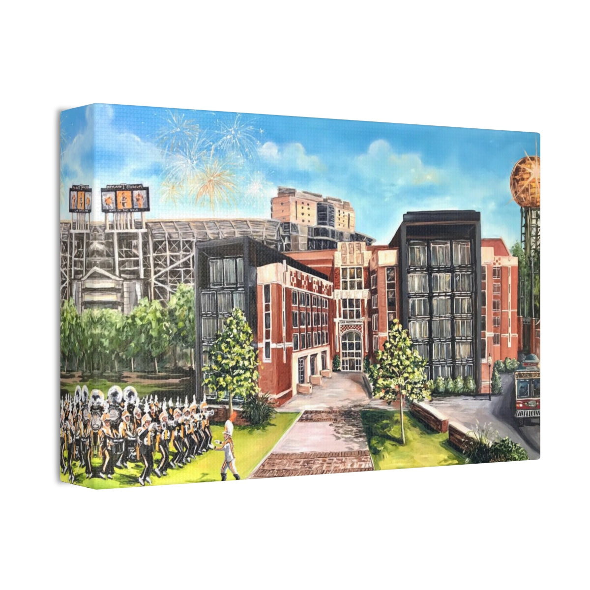 Zeanah Engineering Complex - Stretched Canvas Print