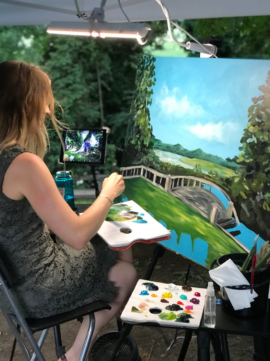 Live Wedding Painting - Historic Bleak House