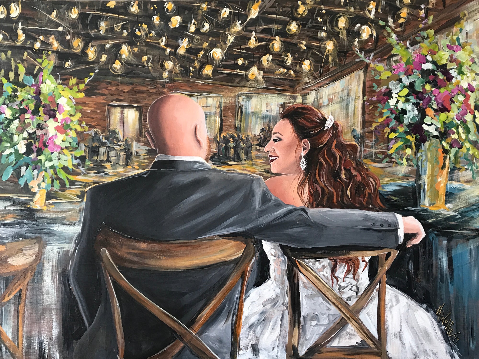 Live Wedding Painter - The Pressroom 2019