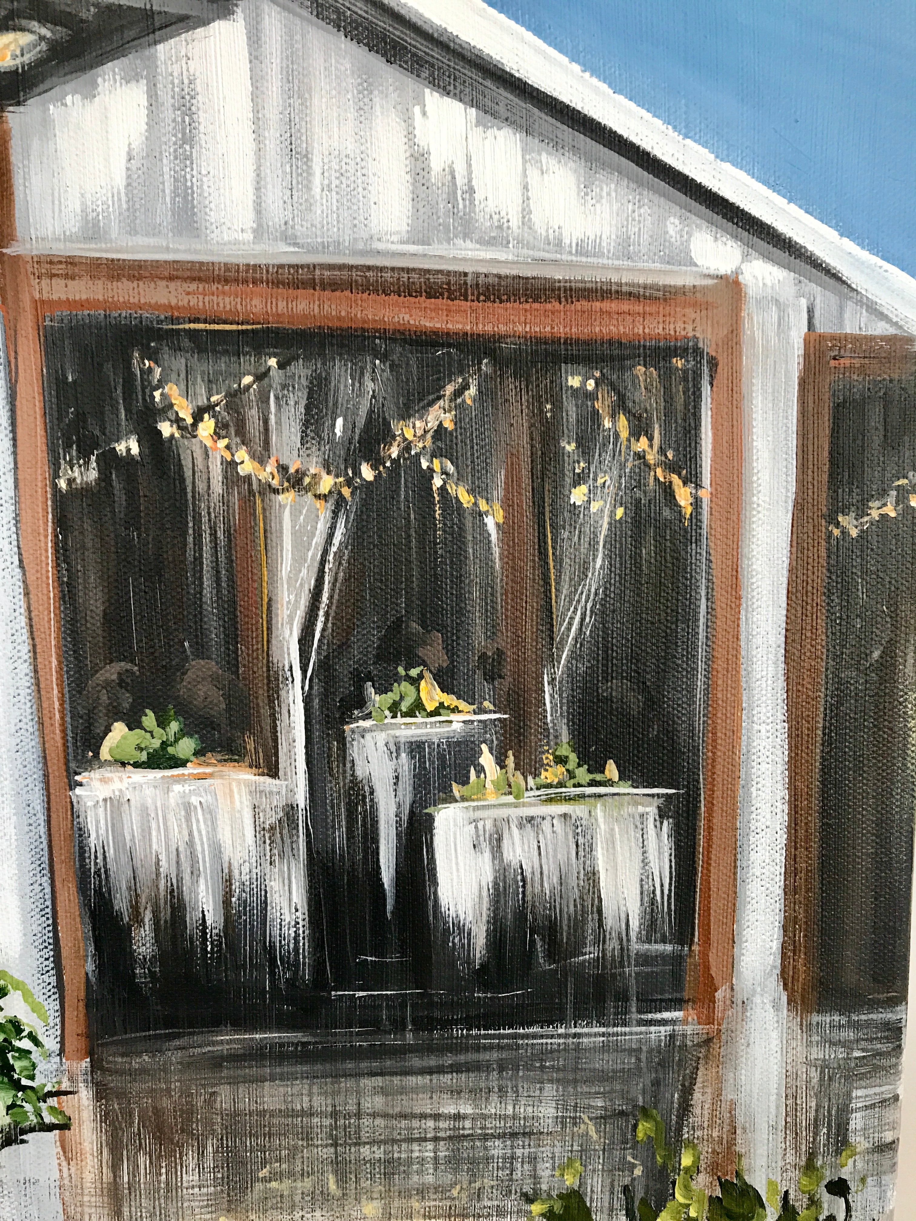 Live Wedding Painting - White Barn Cruze Farms