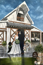 Live Wedding Painting - White Barn Cruze Farms