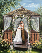 Painting From Wedding Photo - Williams