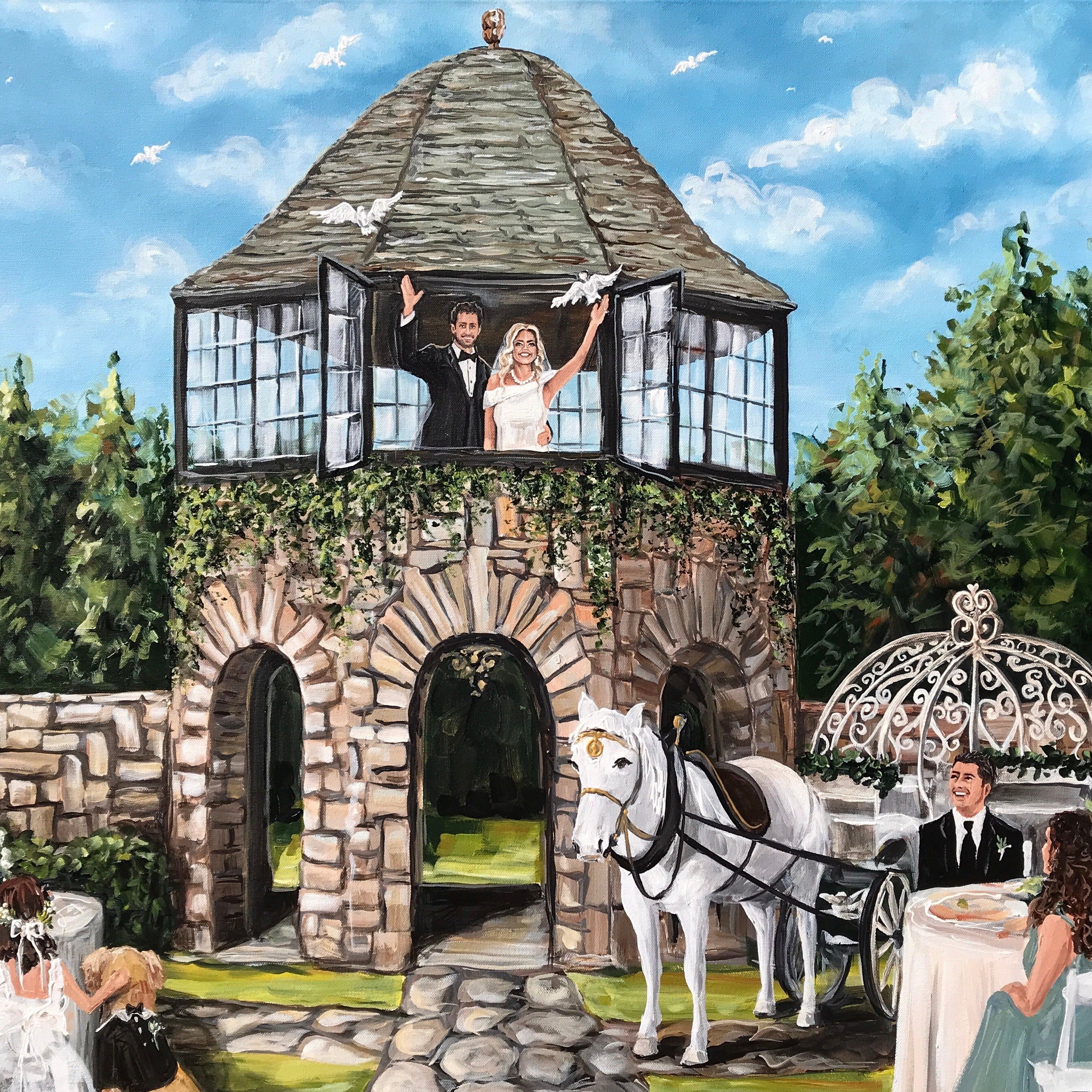 Kincaid House Live Wedding Painter 2021