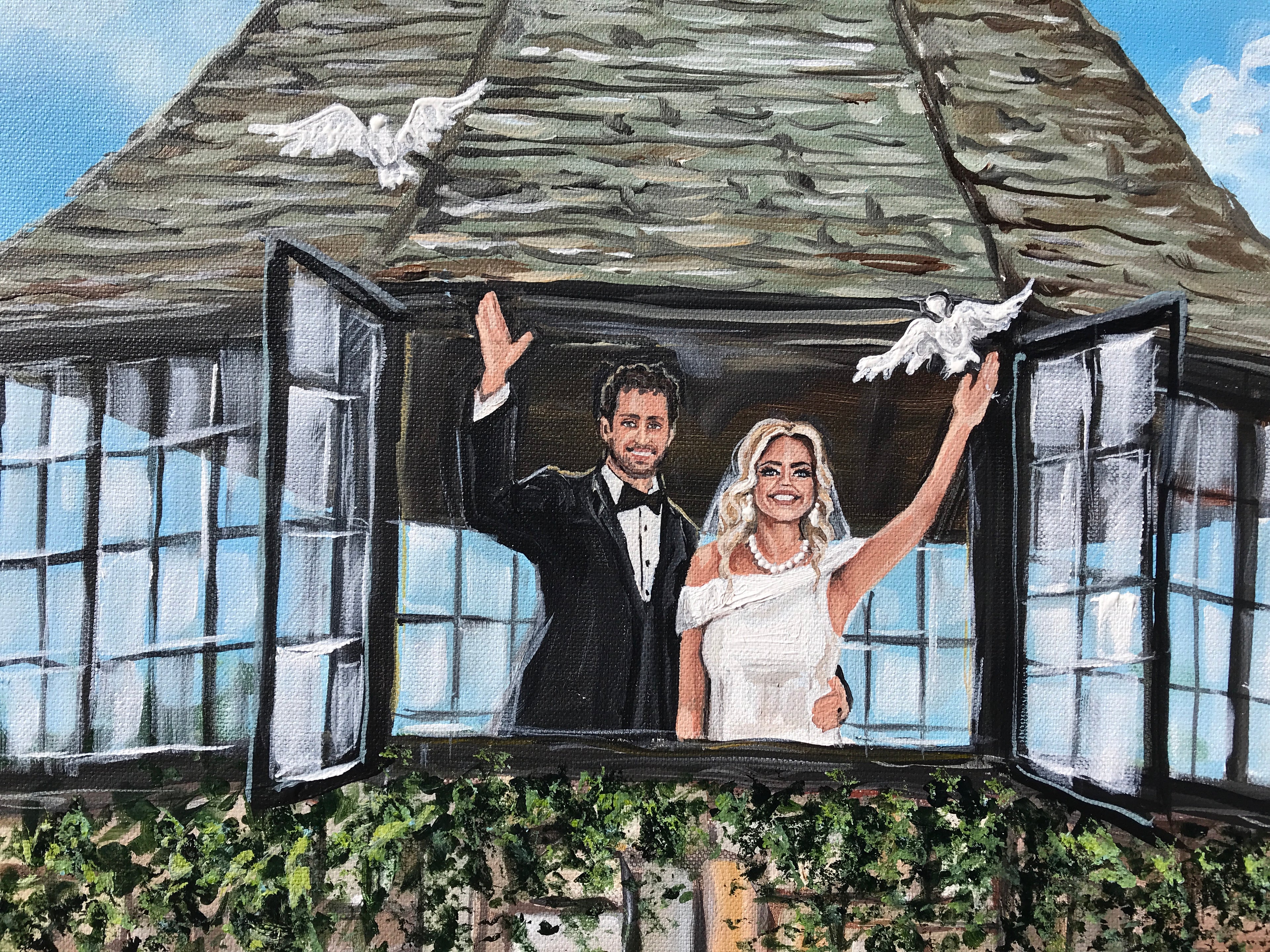 Kincaid House Live Wedding Painter 2021