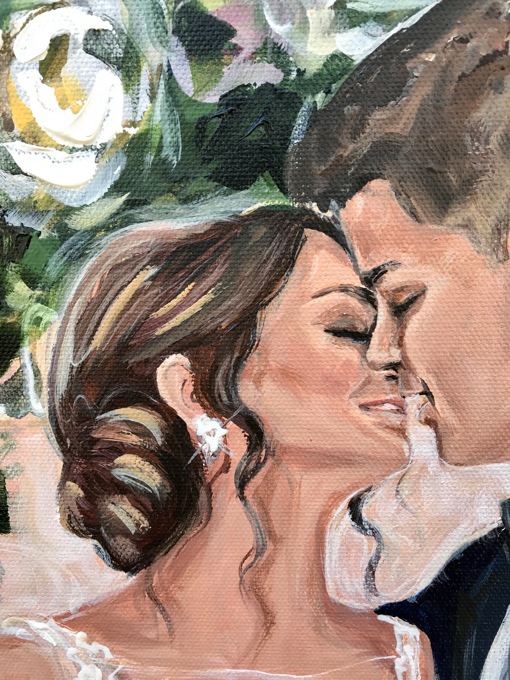 Nashville Wedding 1st Dance Captured In A Painting 2022