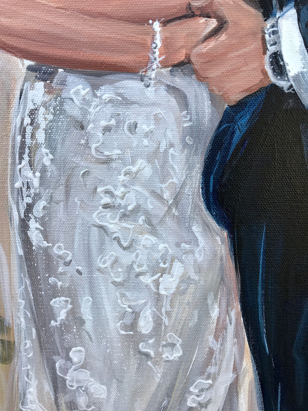 Nashville Wedding 1st Dance Captured In A Painting 2022