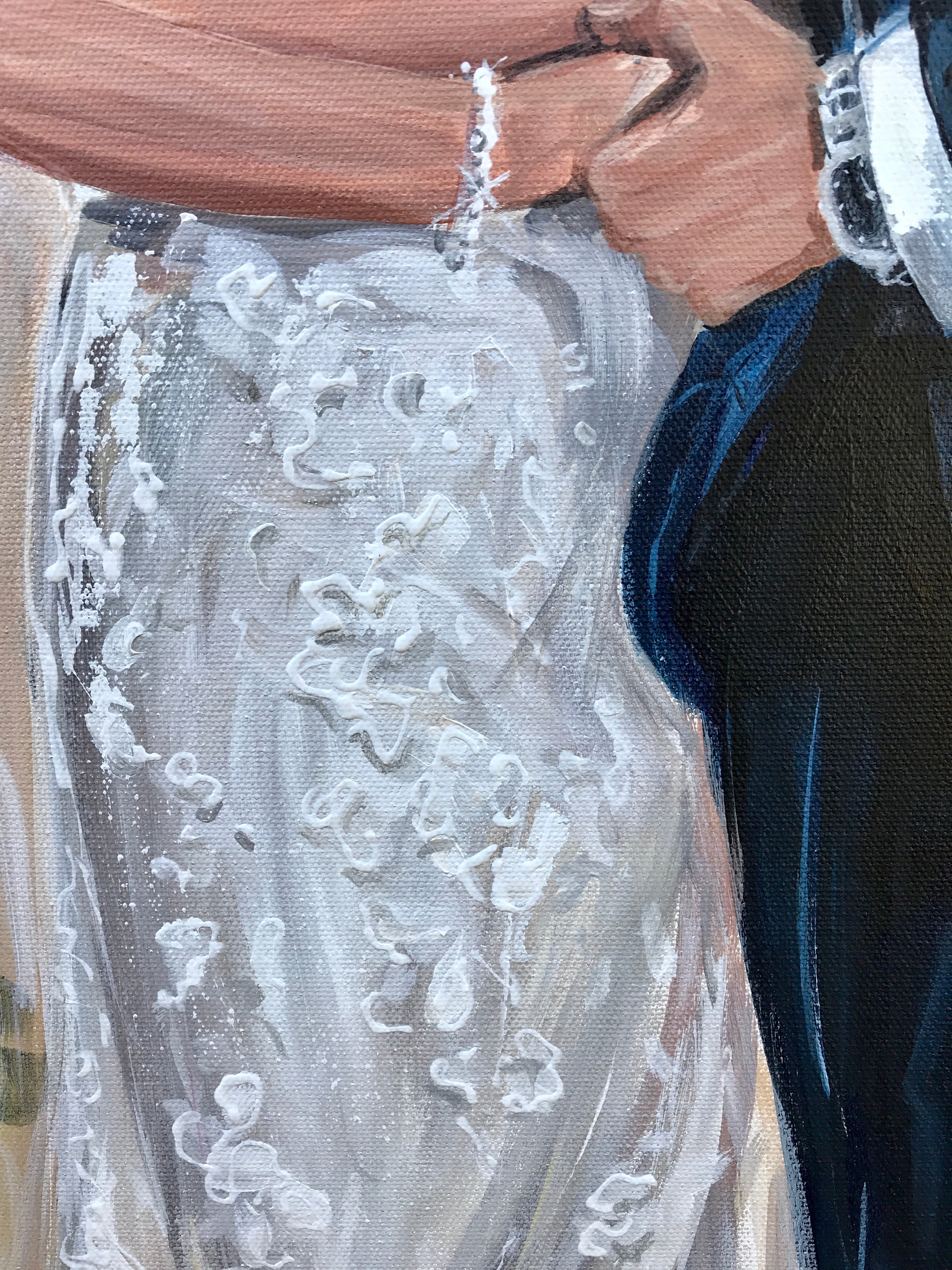 Nashville Wedding 1st Dance Captured In A Painting 2022