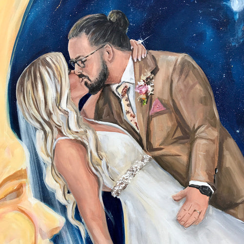 Downtown Knoxville Live Wedding Painter 2022