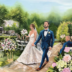 Live Wedding Painting Inside A Cave 2022