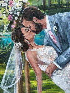 Marblegate Waterfront Venue Live Wedding Painter 2022