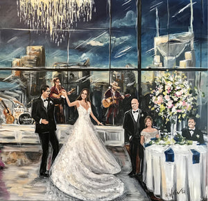Country Music Hall of Fame Wedding Painting