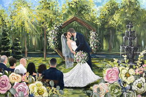 Wedding Painter - Dara's Garden