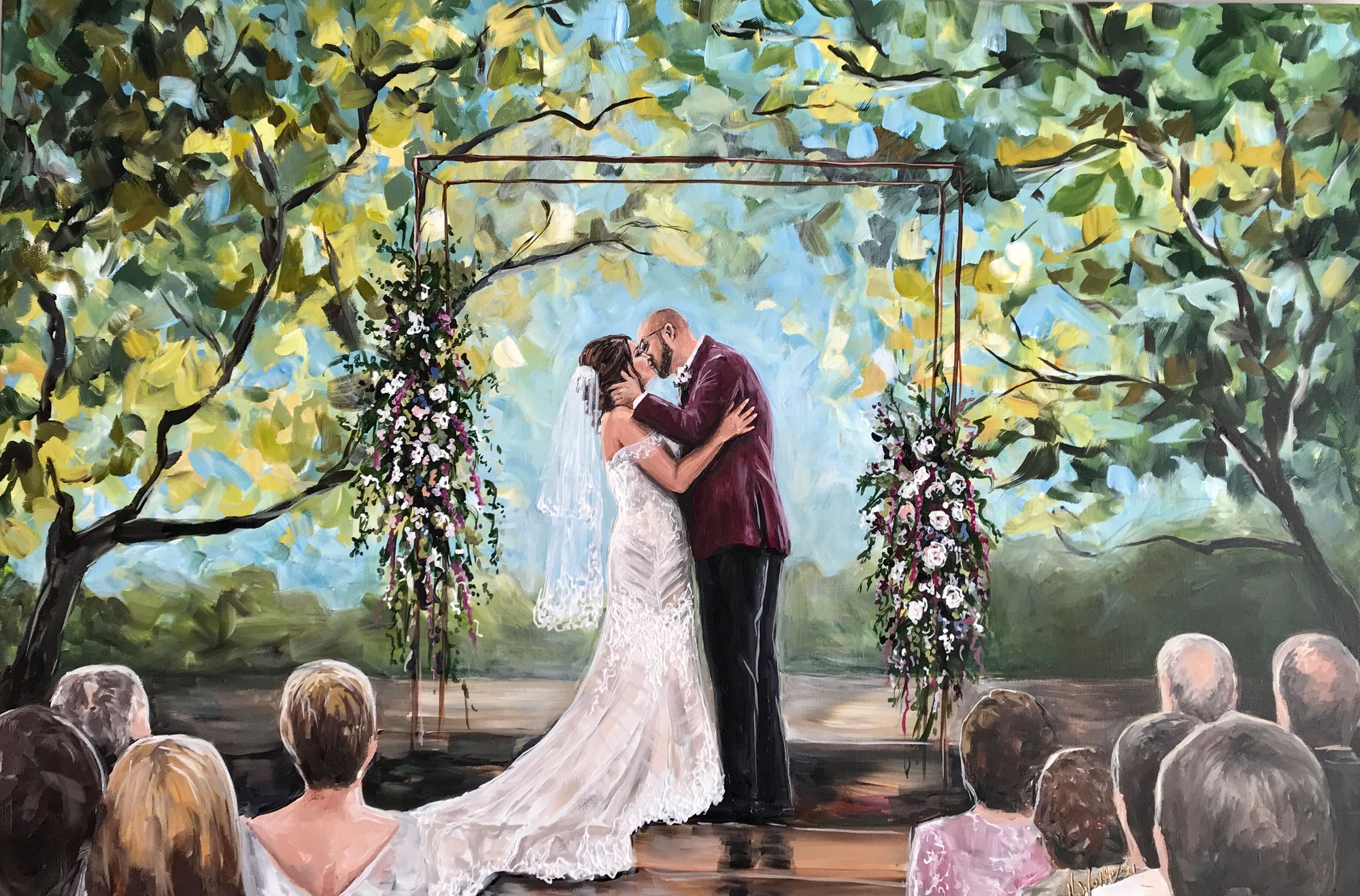 Wedding Painting From Photo