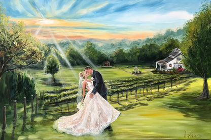 Ramble Creek Live Wedding Painter 2022