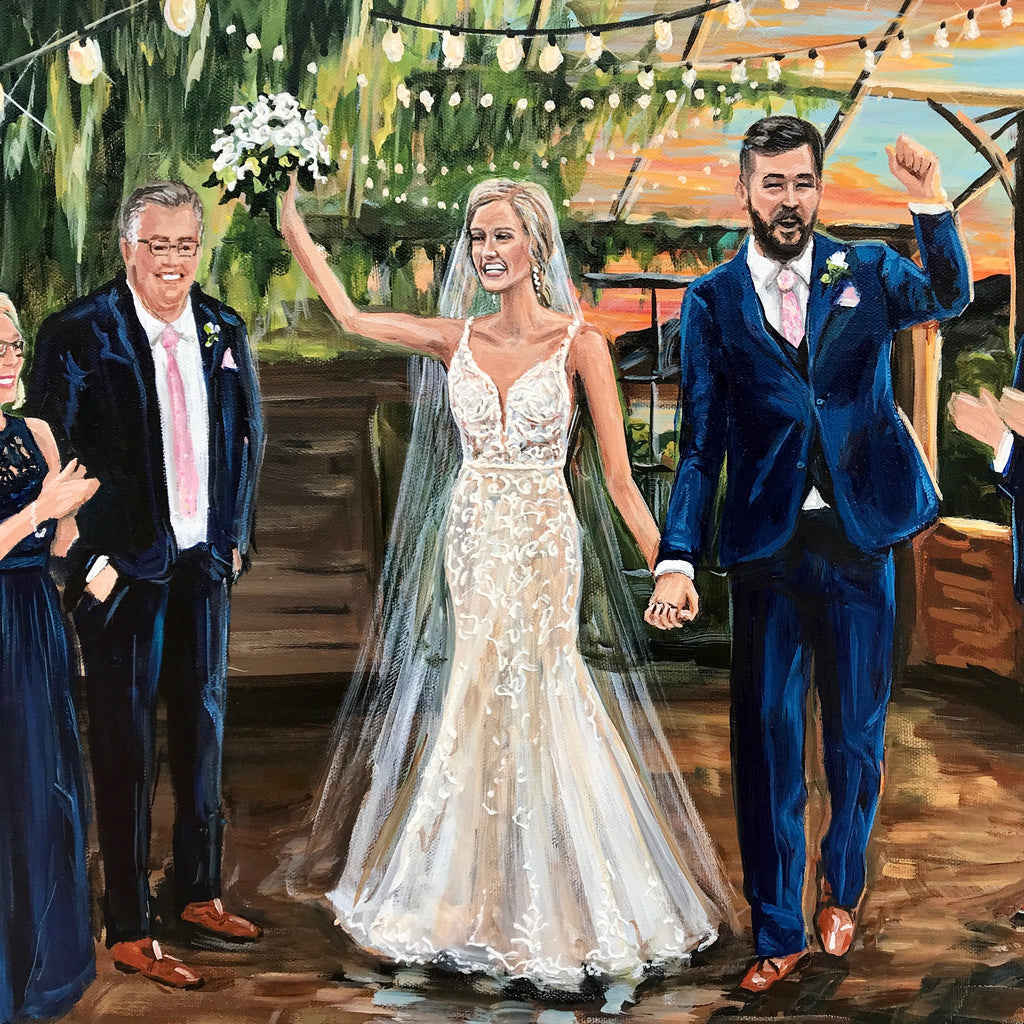 Knoxville TN Live Wedding Painter 2022