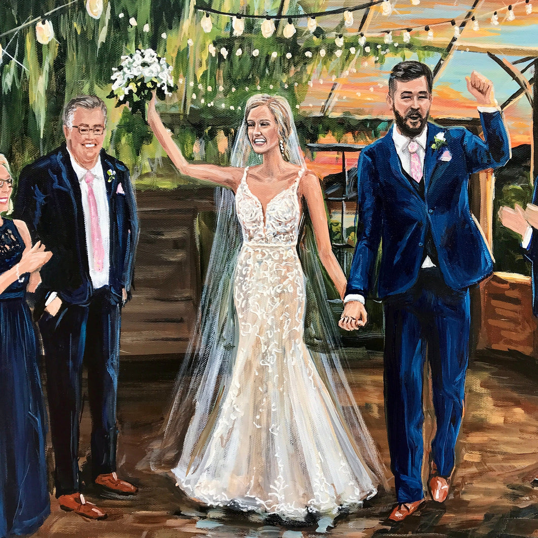 Knoxville TN Live Wedding Painter 2022
