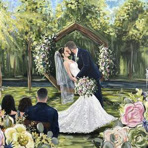 Wedding Painter - Dara's Garden