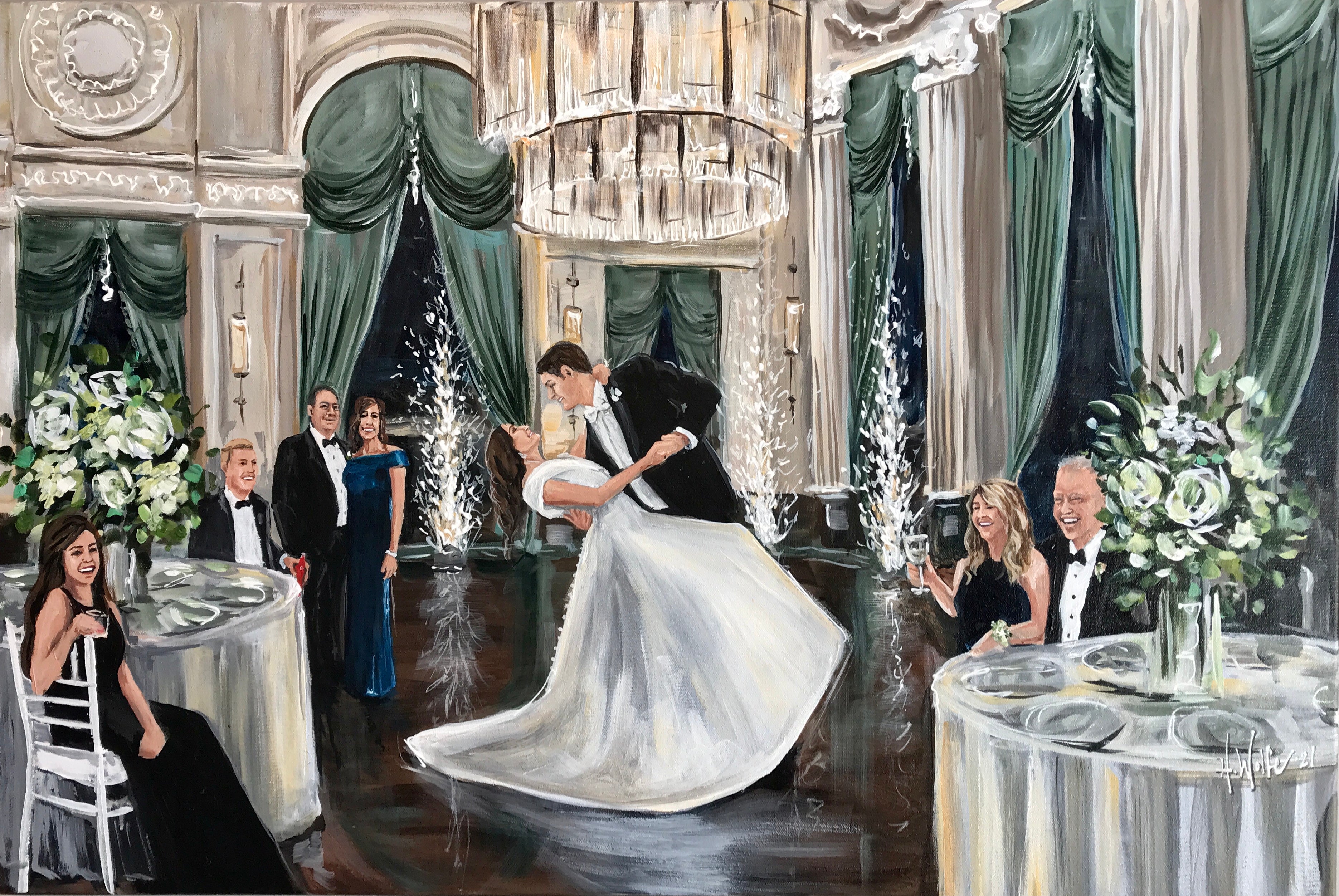St. Louis, MO Live Wedding Artist 2022