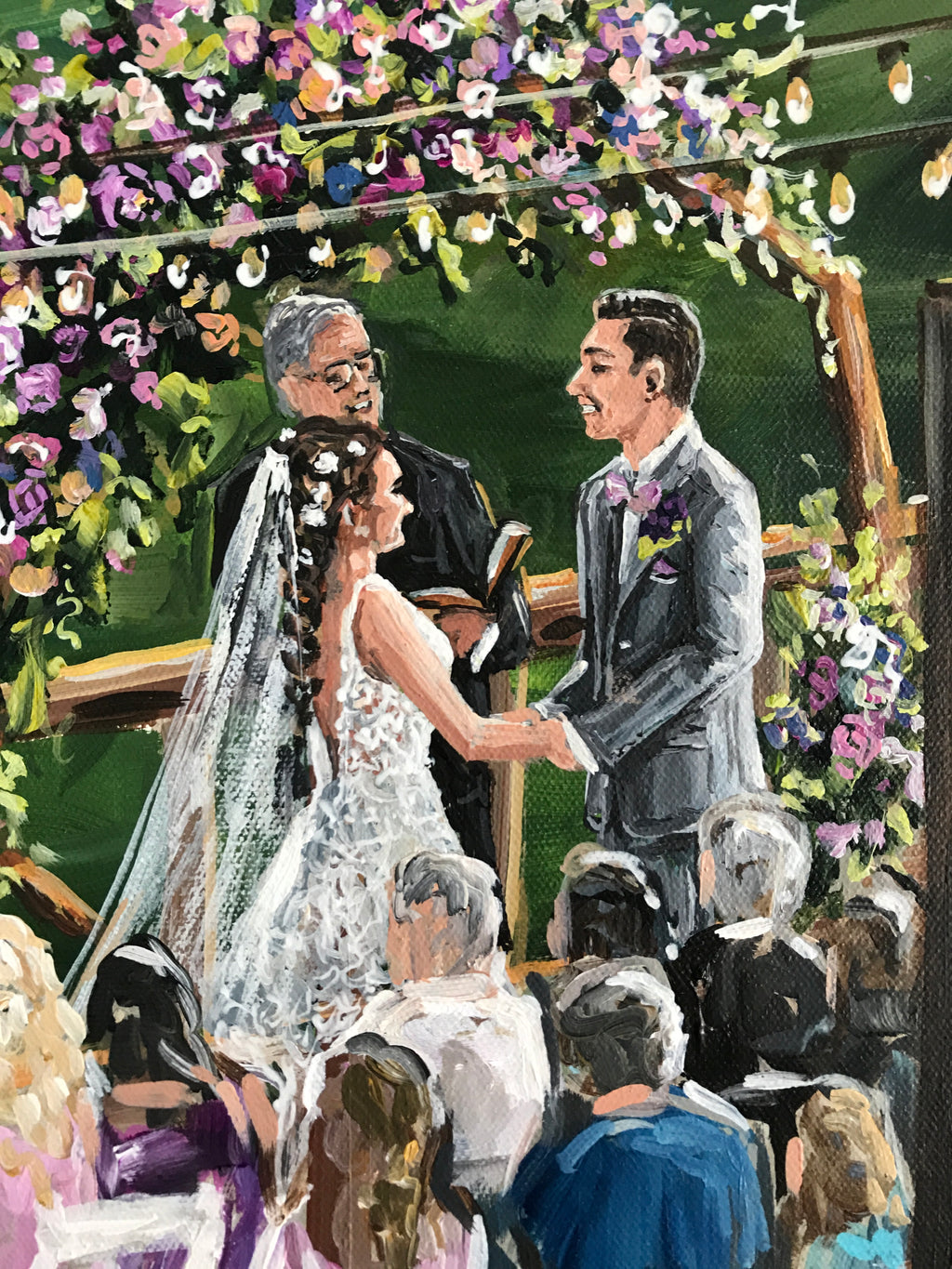 The Magnolia Venue LIVE Wedding Painter