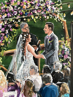 The Magnolia Venue LIVE Wedding Painter