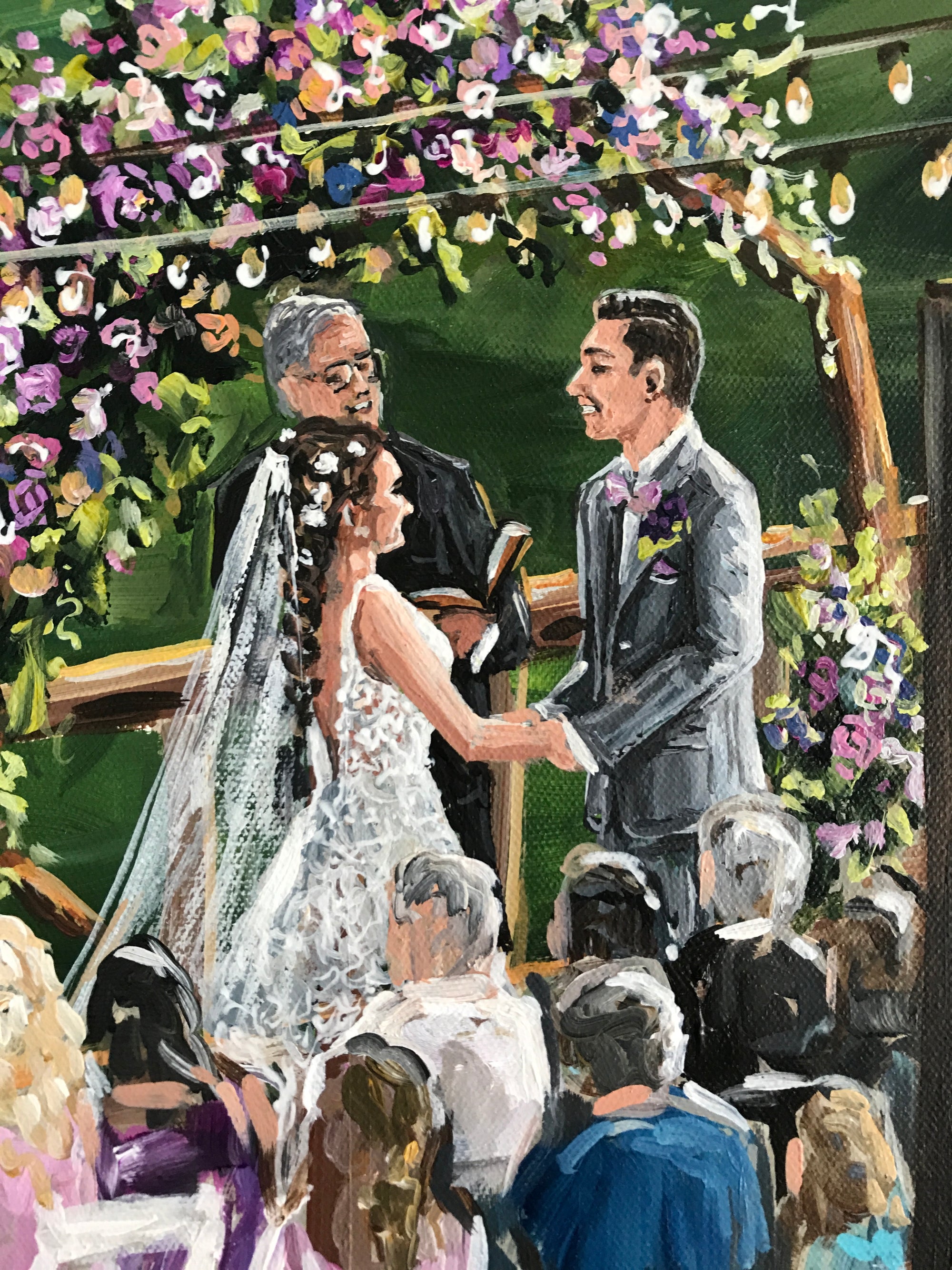 The Magnolia Venue LIVE Wedding Painter