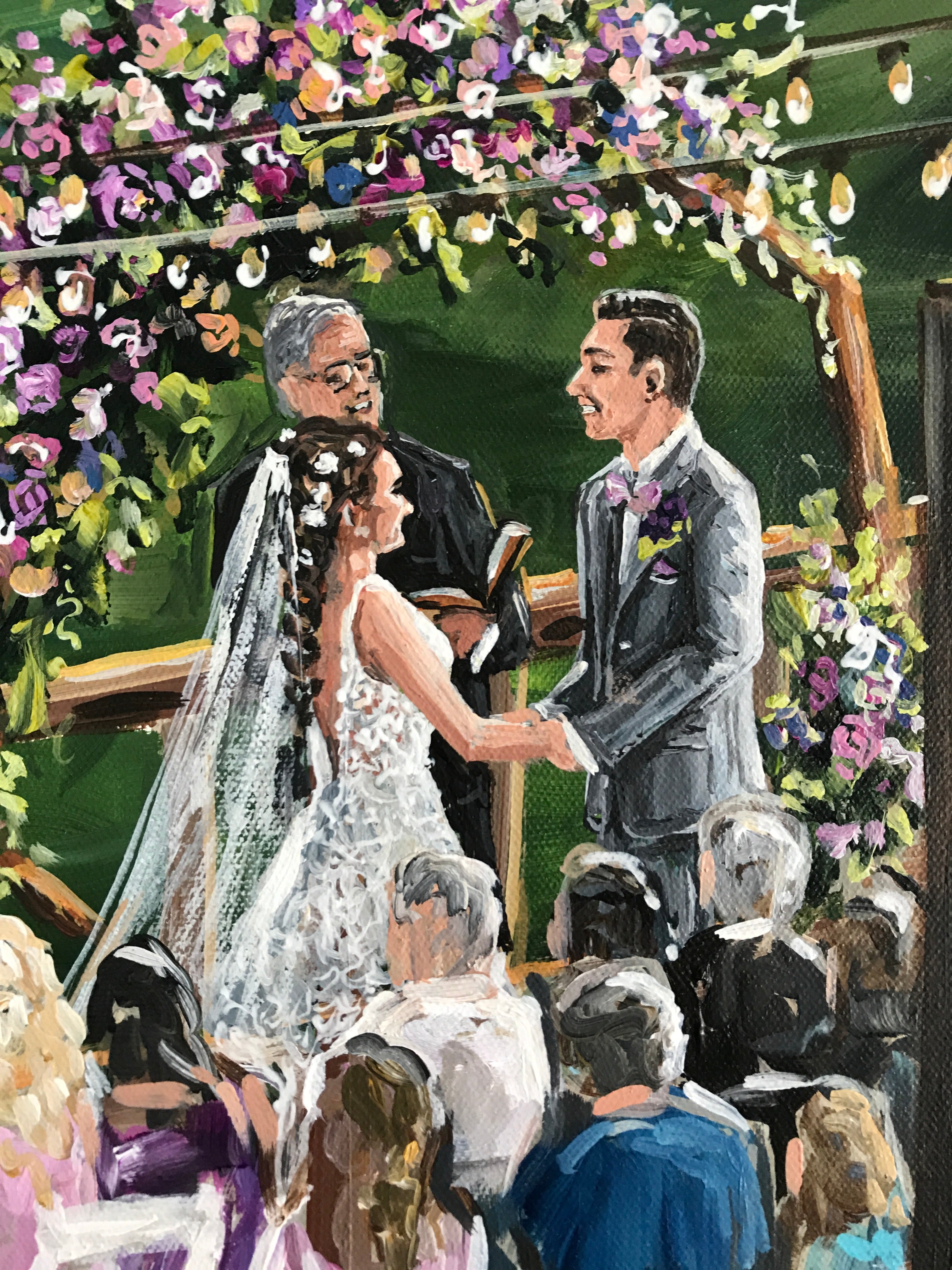The Magnolia Venue LIVE Wedding Painter