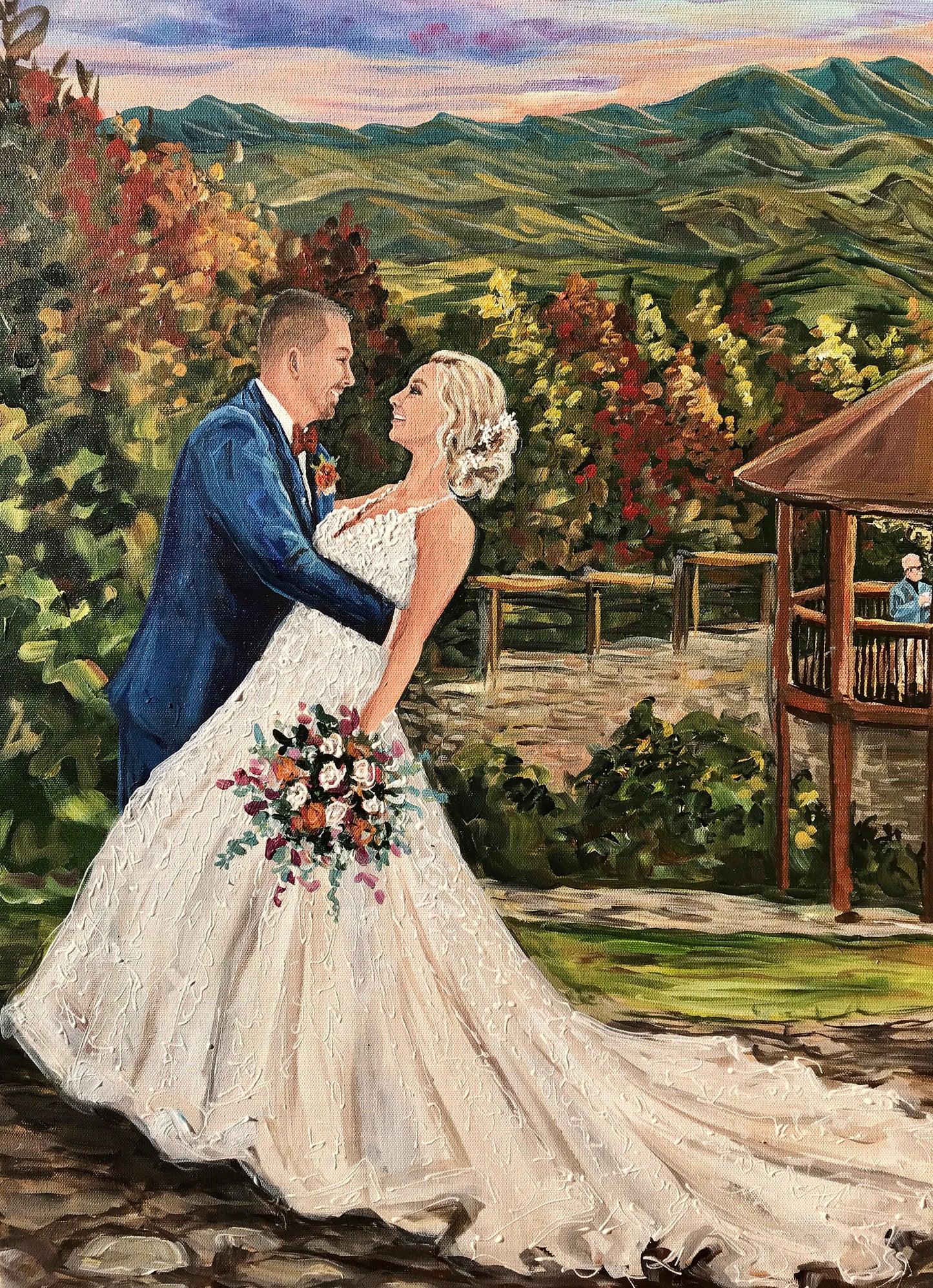 Smoky Mountain Wedding Painter