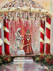 Traditional Indian Wedding in Smokies Live Event Painter 2022