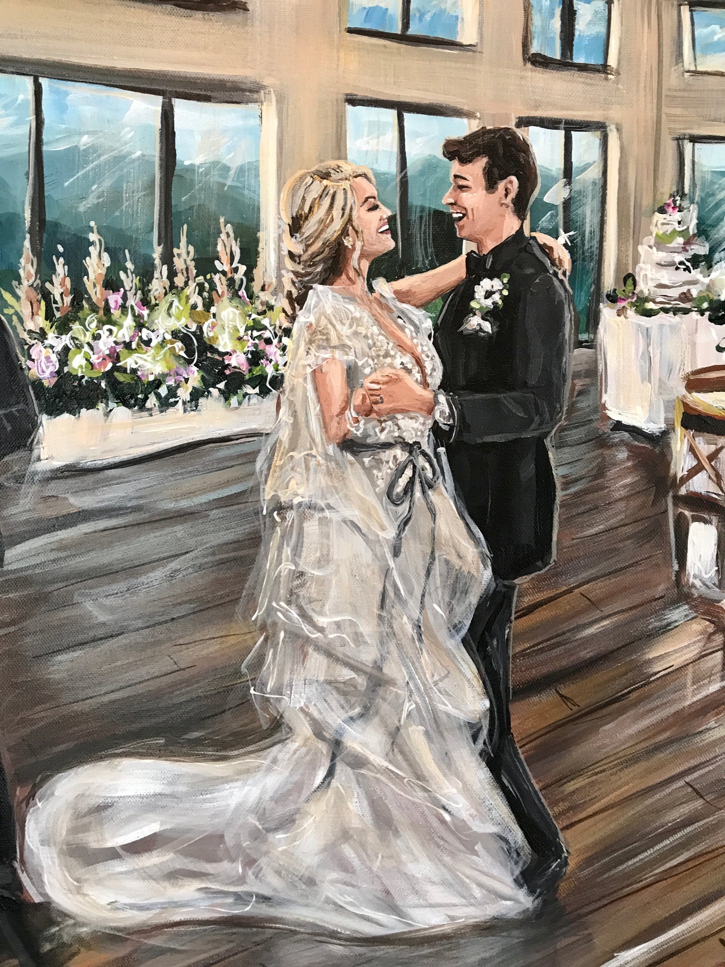 Custom Wedding Painting