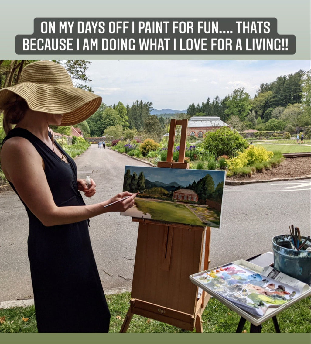Biltmore Estate Asheville NC Plein Air Painter