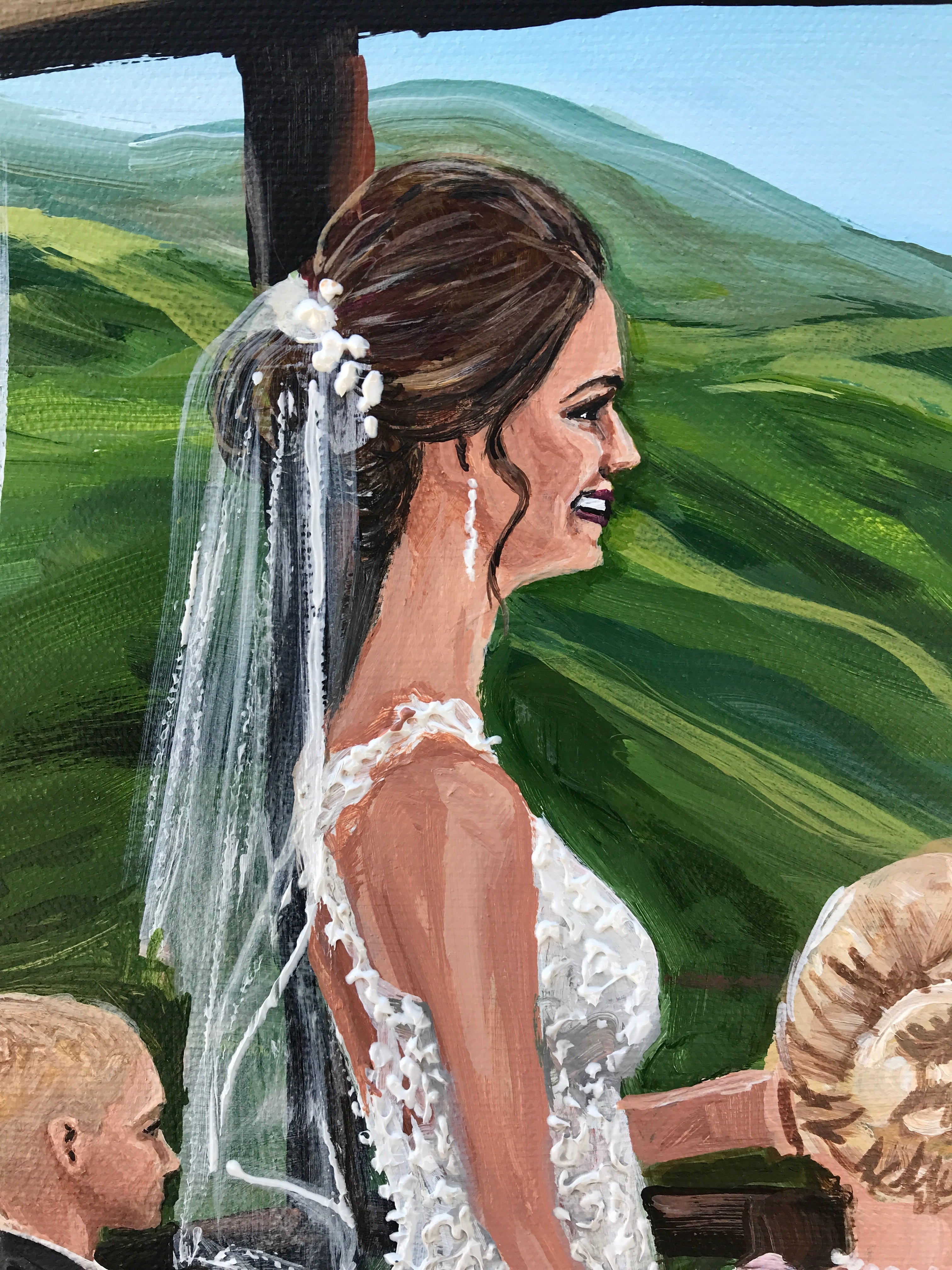 Smokey Mountain Live Wedding Painter 2022