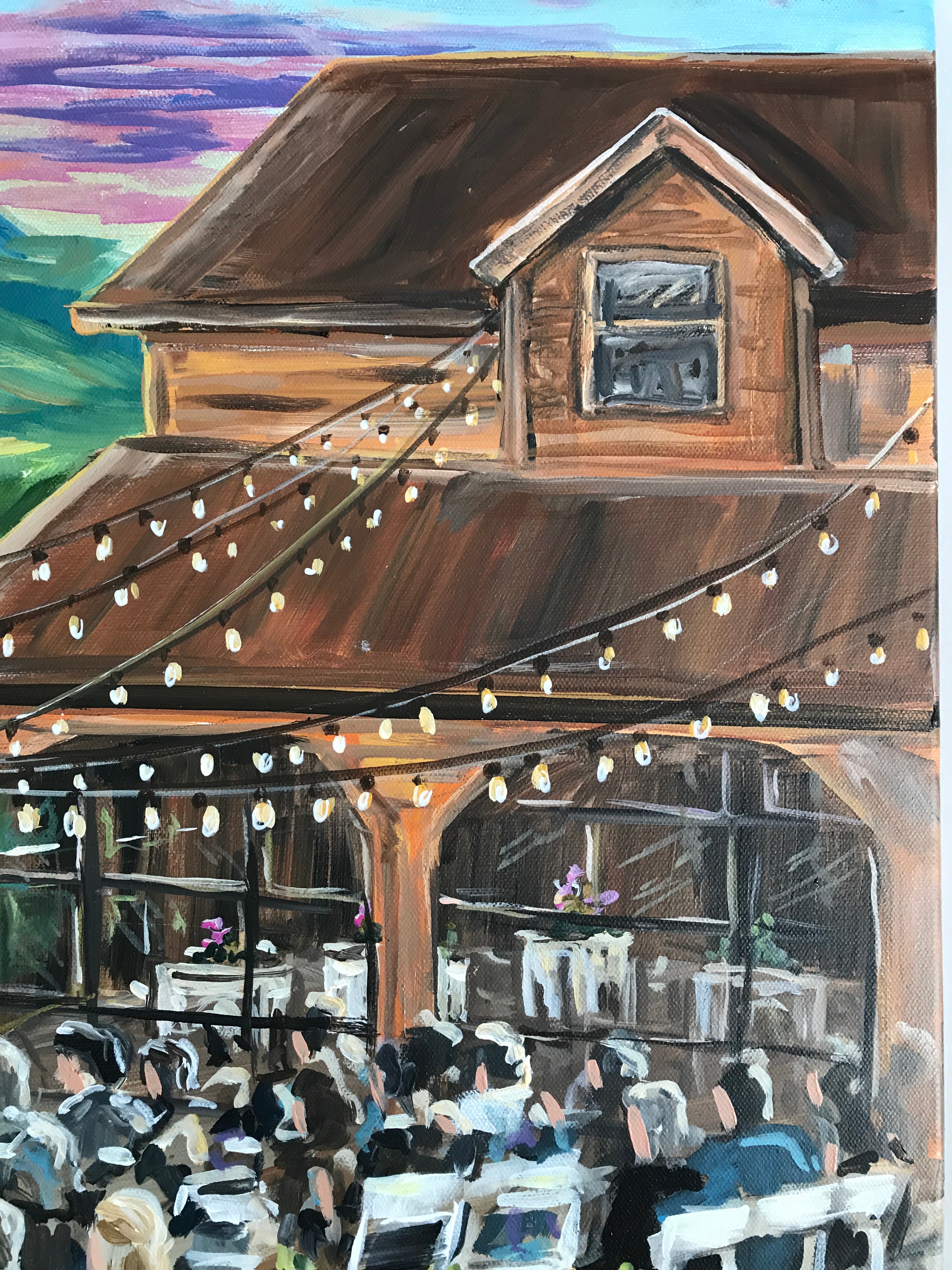 The Magnolia Venue LIVE Wedding Painter
