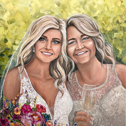 Wedding Painting from Photo - Maple Hill Manor