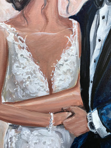 Nashville Wedding 1st Dance Captured In A Painting 2022