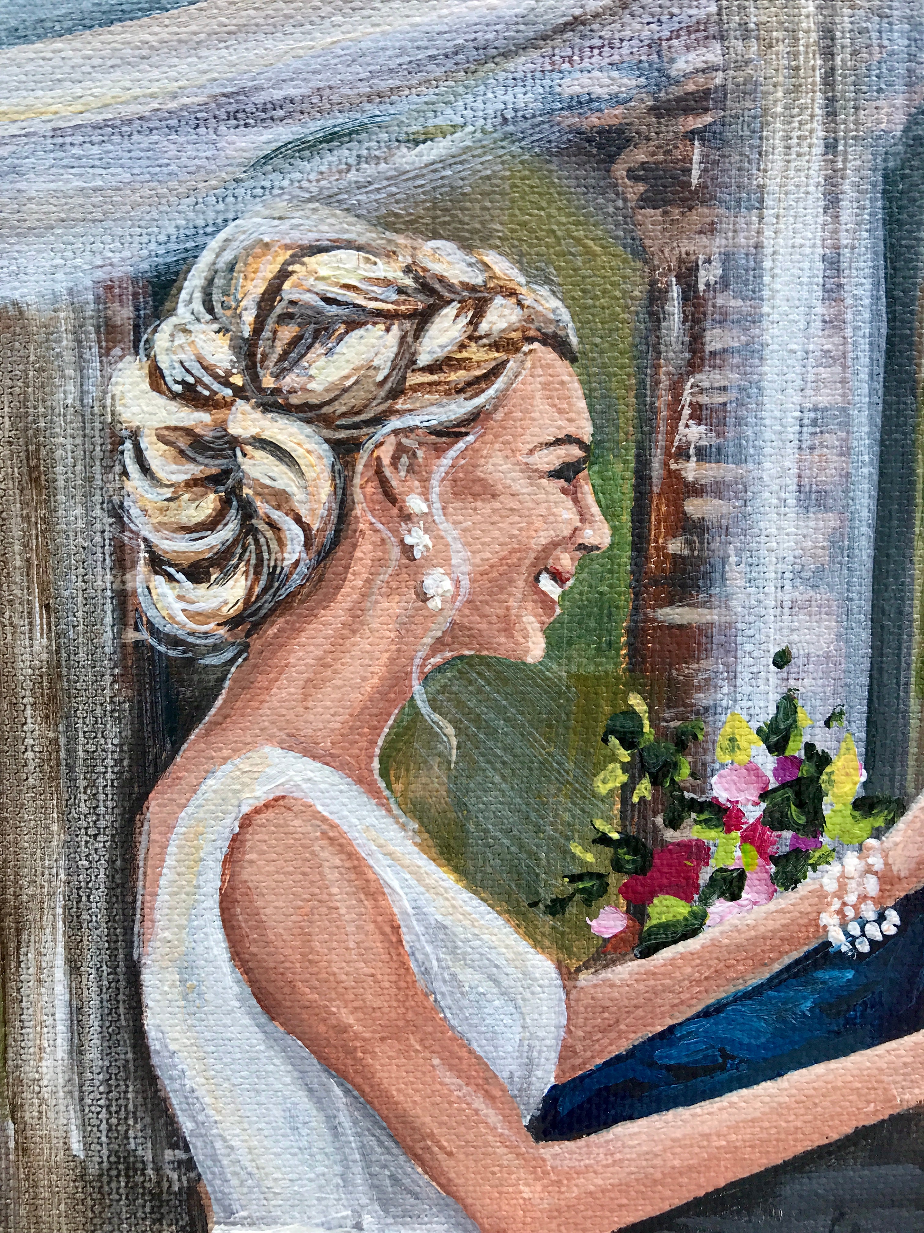 Foundry on Worlds Fair Park Live Wedding Painter 2022